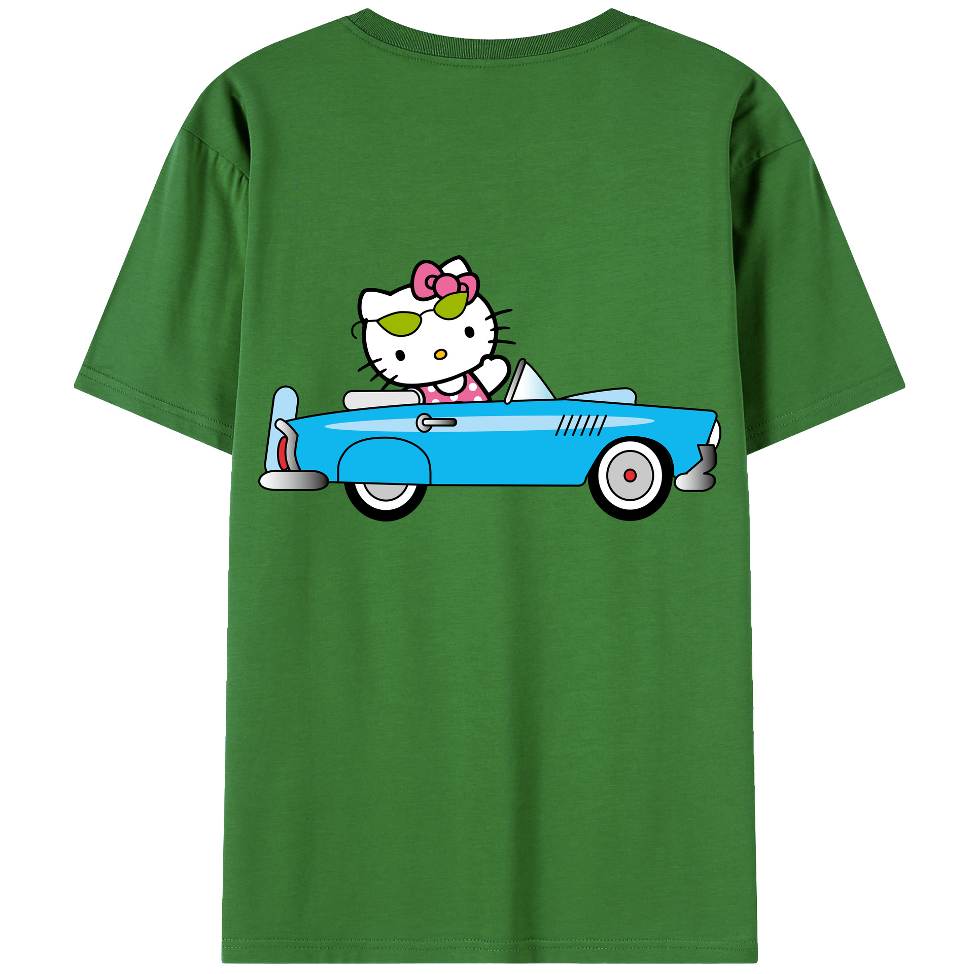 （画像用） Hello Kitty ハローキティ レディース半袖Tシャツ(バックプリント)